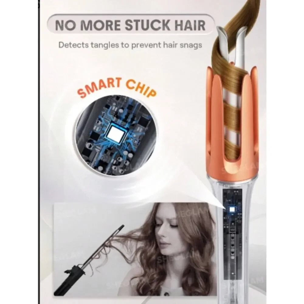 SheGlam It-Curl One-Touch Instant Curling Iron, 1.25